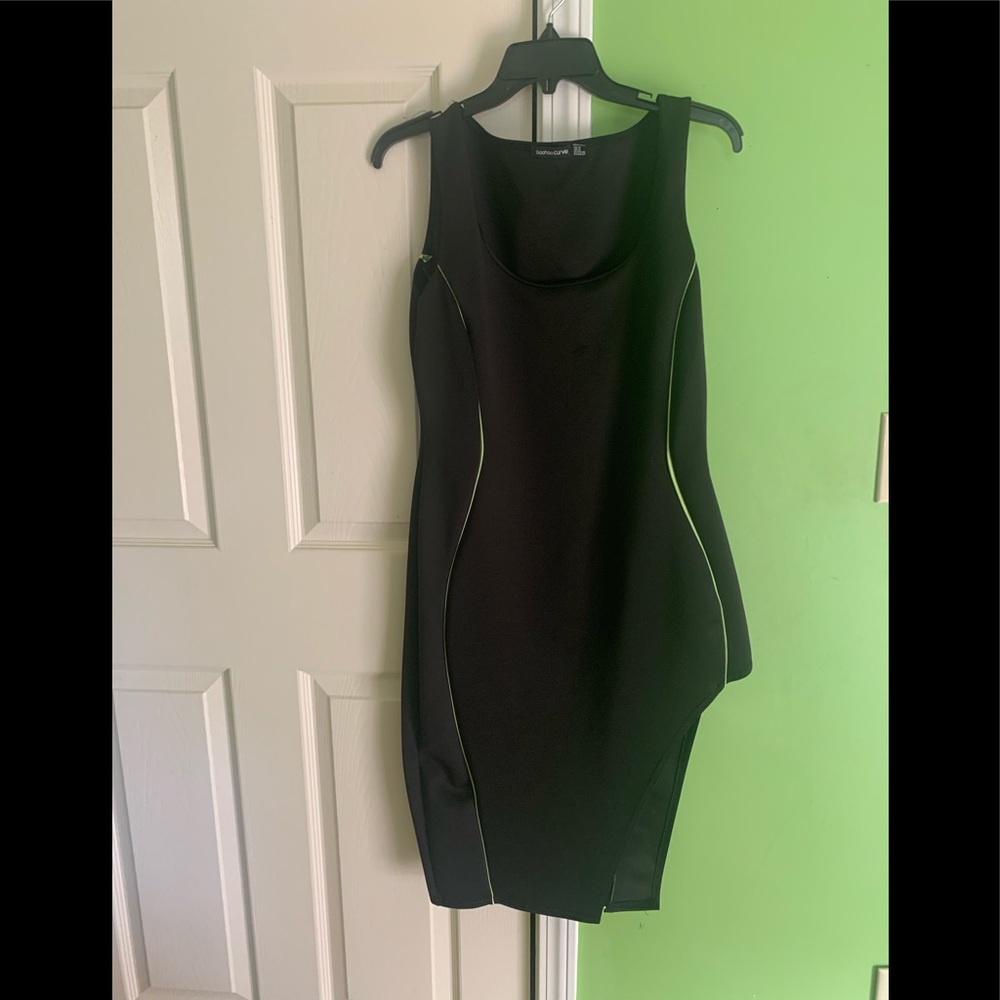 Plus Ana Piping Square Bodycon Dress